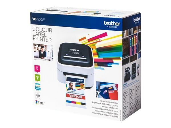 1 Imprimante étiquettes Brother couleur VC-500WCR