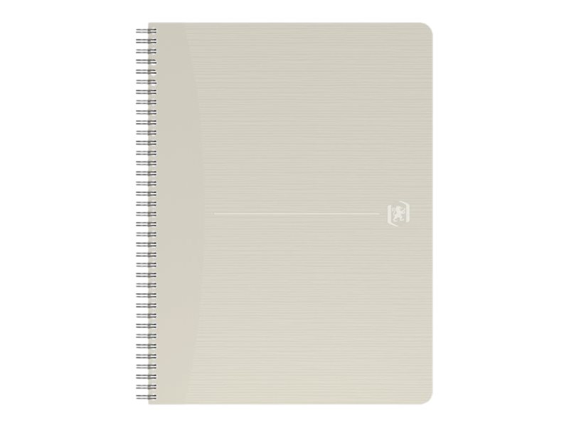 1 Cahier recyclé à spirales 180 pages 90gr A4 5x5.