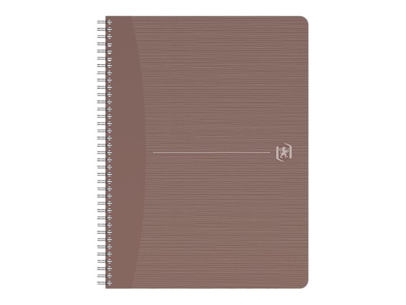 1 Cahier recyclé à spirales 180 pages 90gr A4 5x5.