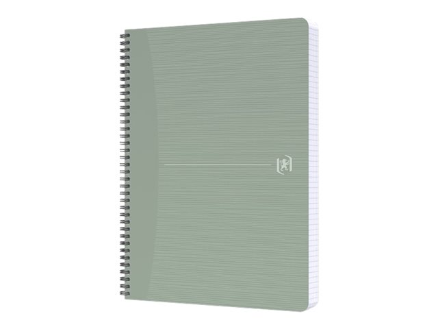 1 Cahier recyclé à spirales 180 pages 90gr A4 5x5.