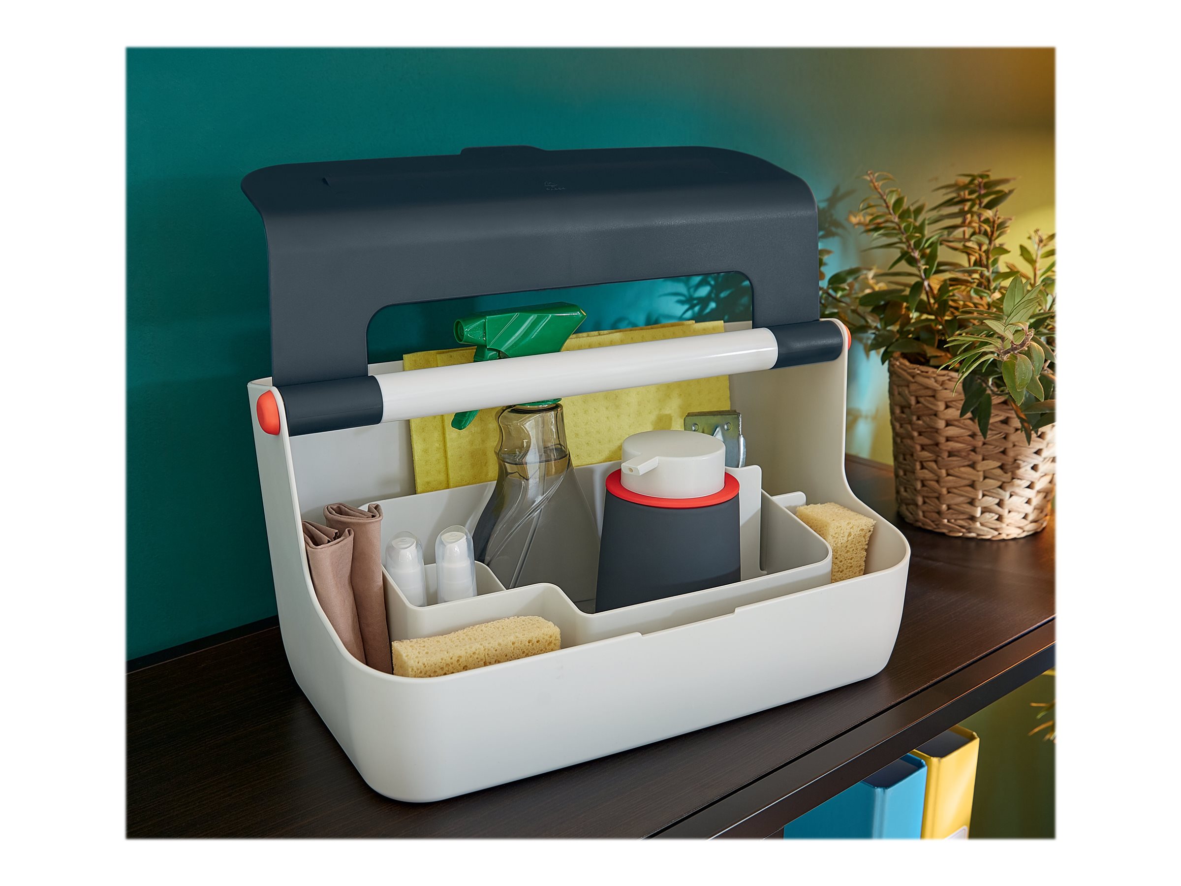 1 Bac de rangement Cosy gris