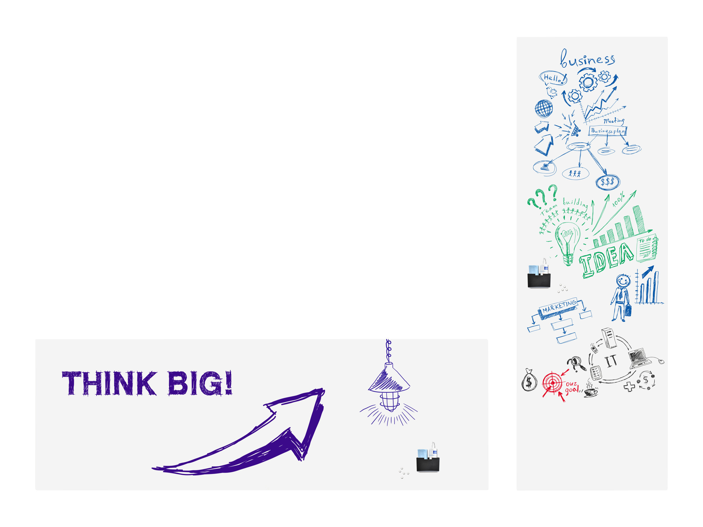 1  Tableau blanc Legamaster UNIVERSAL PLUS  101x1200 cm