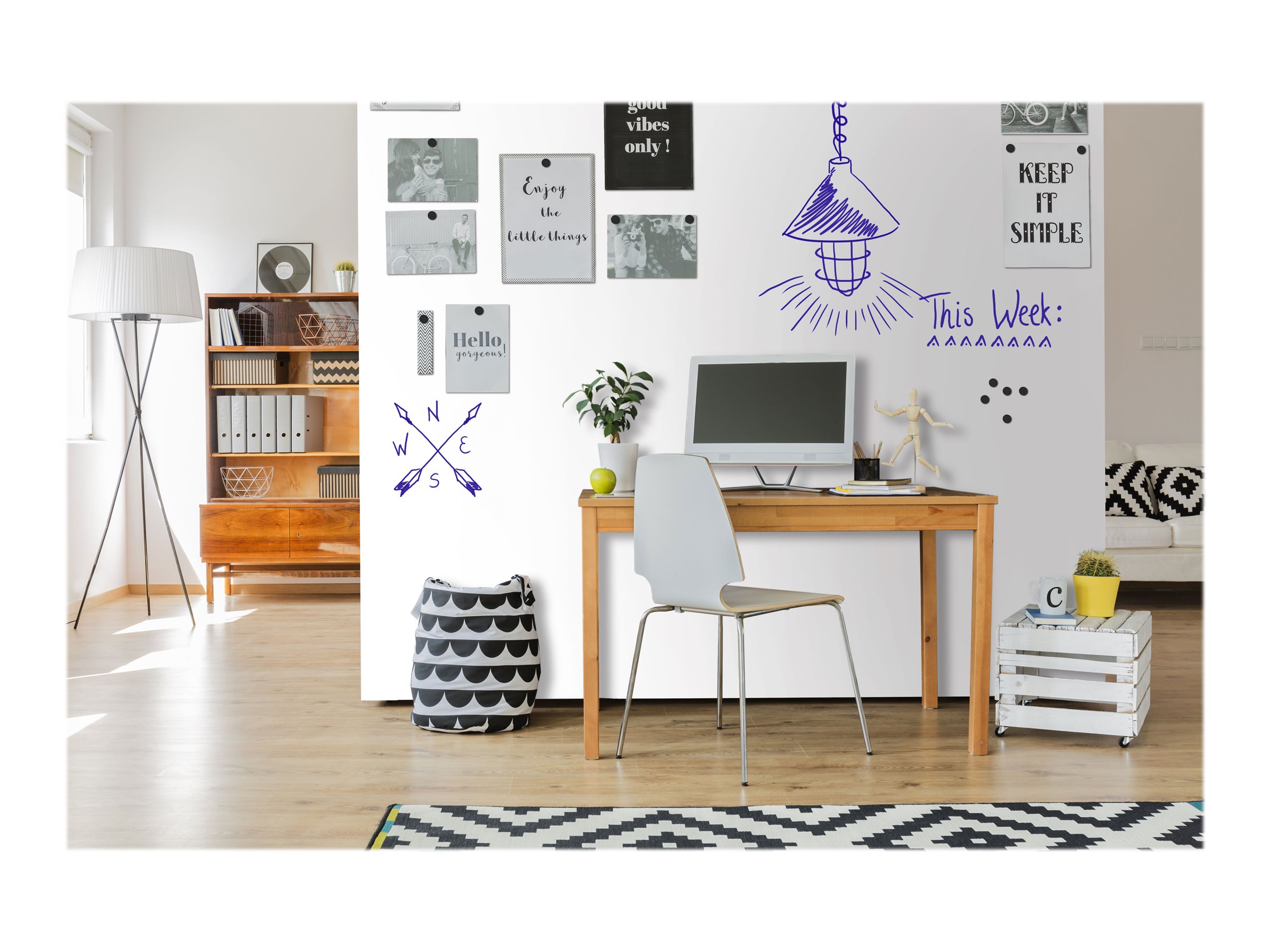 1  Tableau blanc Legamaster UNIVERSAL PLUS  101x1200 cm