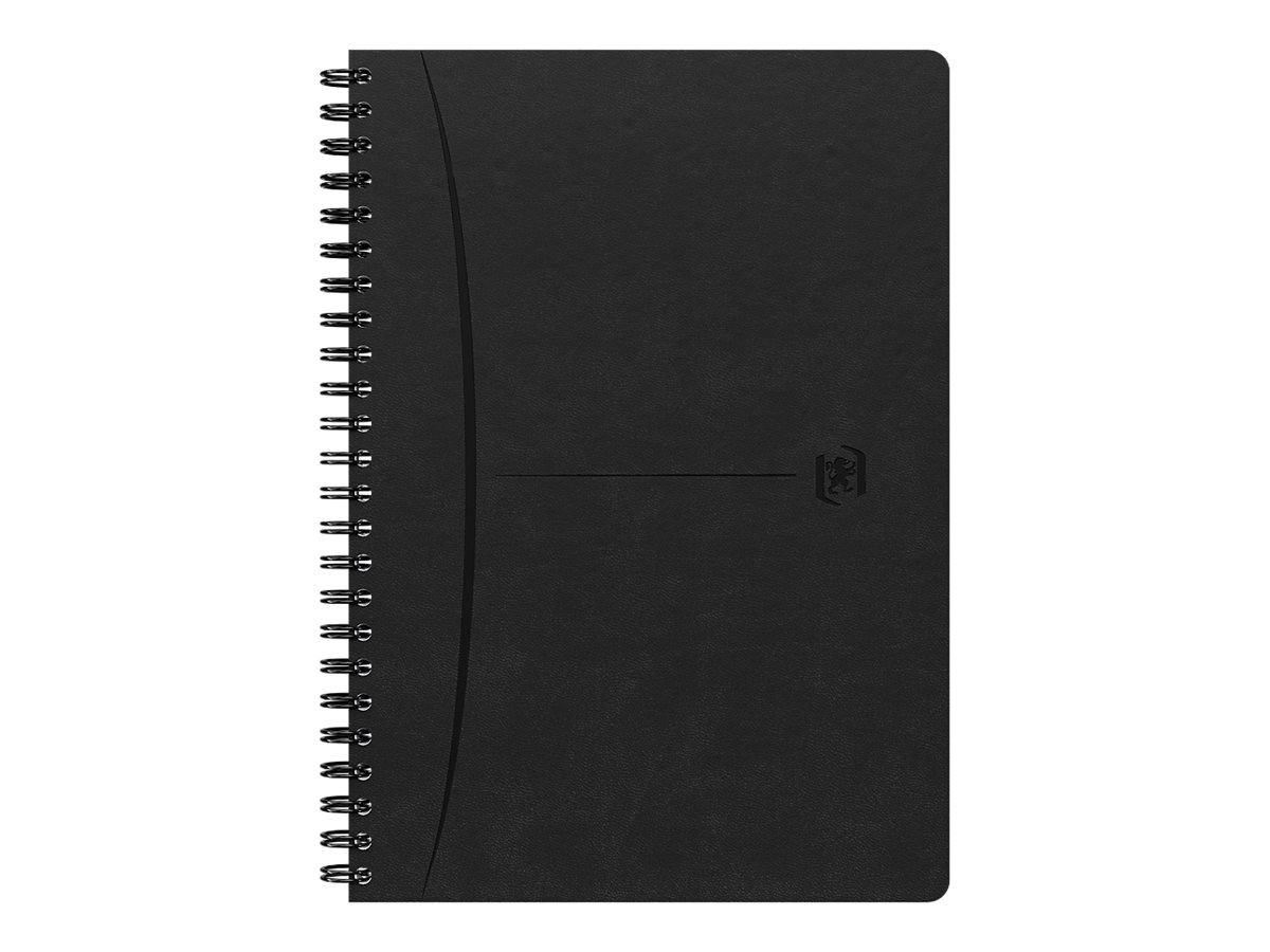 1 Cahier Signature broché A5 160 pages 5x5. Noir
