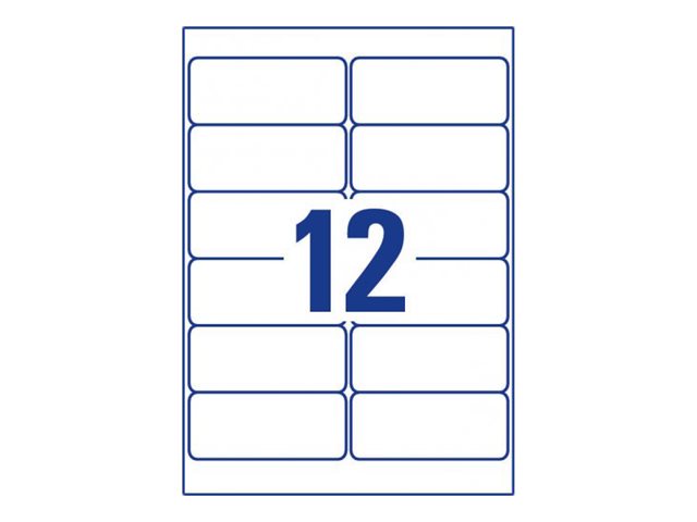 1 Boite de 10 Planches d'étiquettes 99,1x42,3 mm 120étiq/boîte