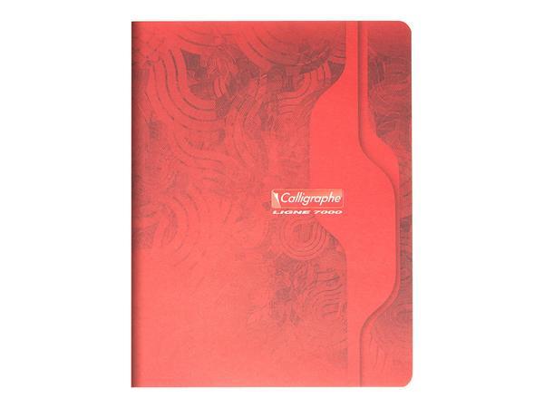 1 Cahier agrafé Calligraphe 70g, 17x22 cm, Seyes,96 pages