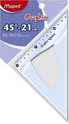 1 Equerre 45° hypoténuse 21 cm - GEOMETRIC, en plastique recyclé