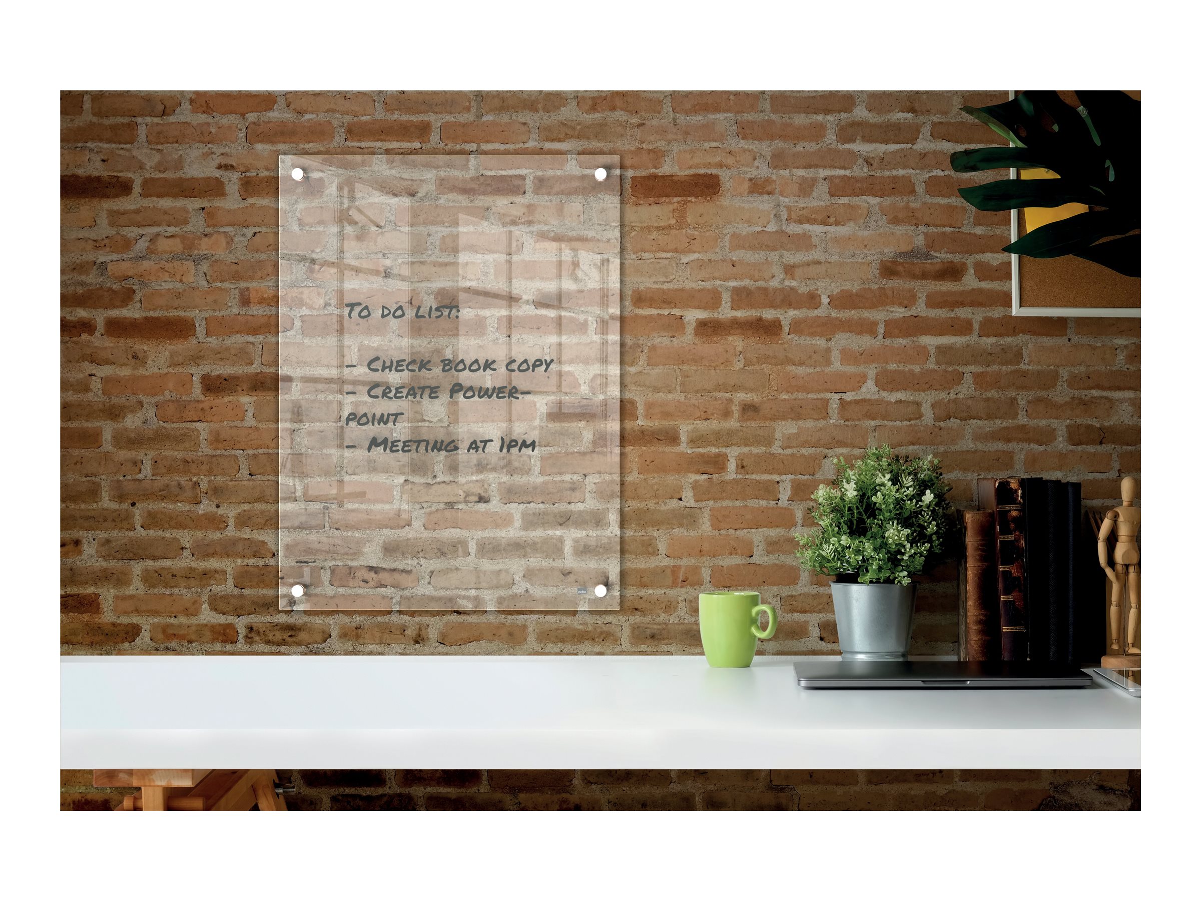 1 Tableau transparent mural 60 x 45 cm NOBO