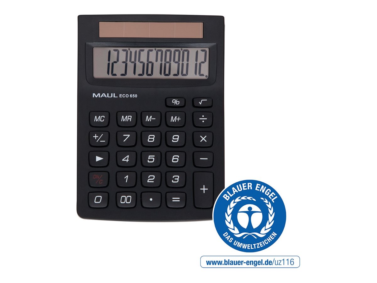 1 Calculatrice de bureau ECO 650, 12 chiffres