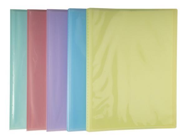 1 Protège-documents personnalisables Kreacover Pastel-20 poches - Assort