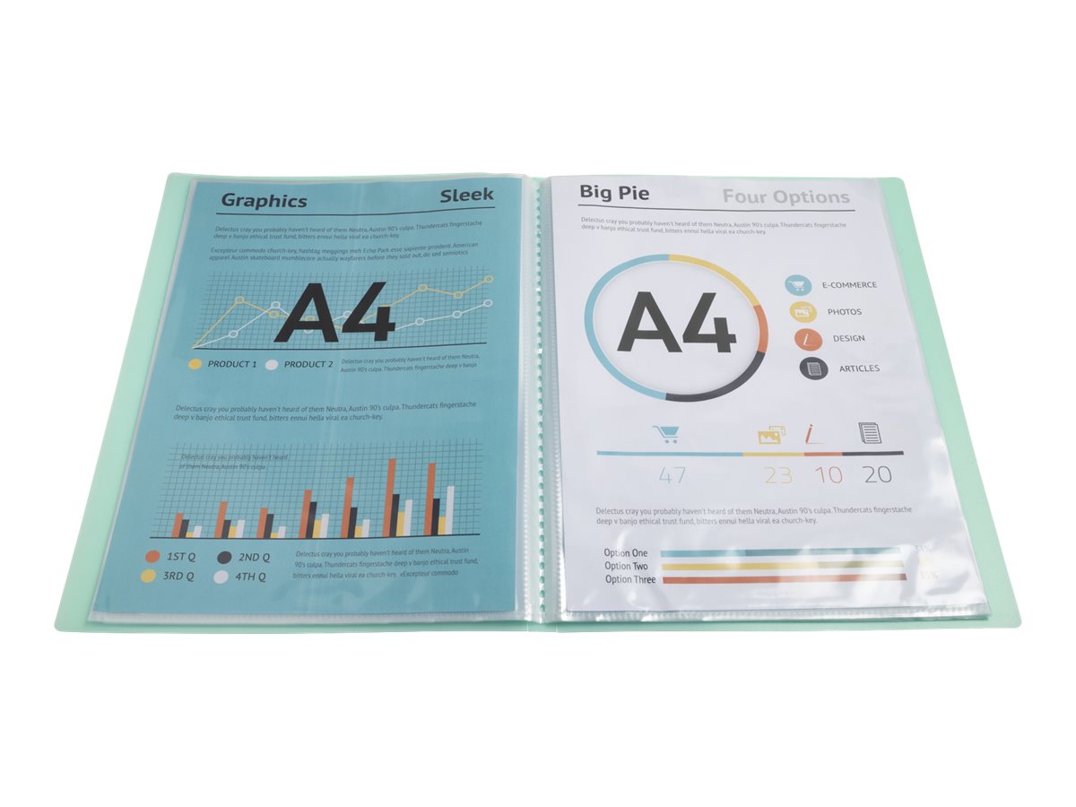 1 Protège-documents personnalisables Kreacover Pastel-30 poches - Assort