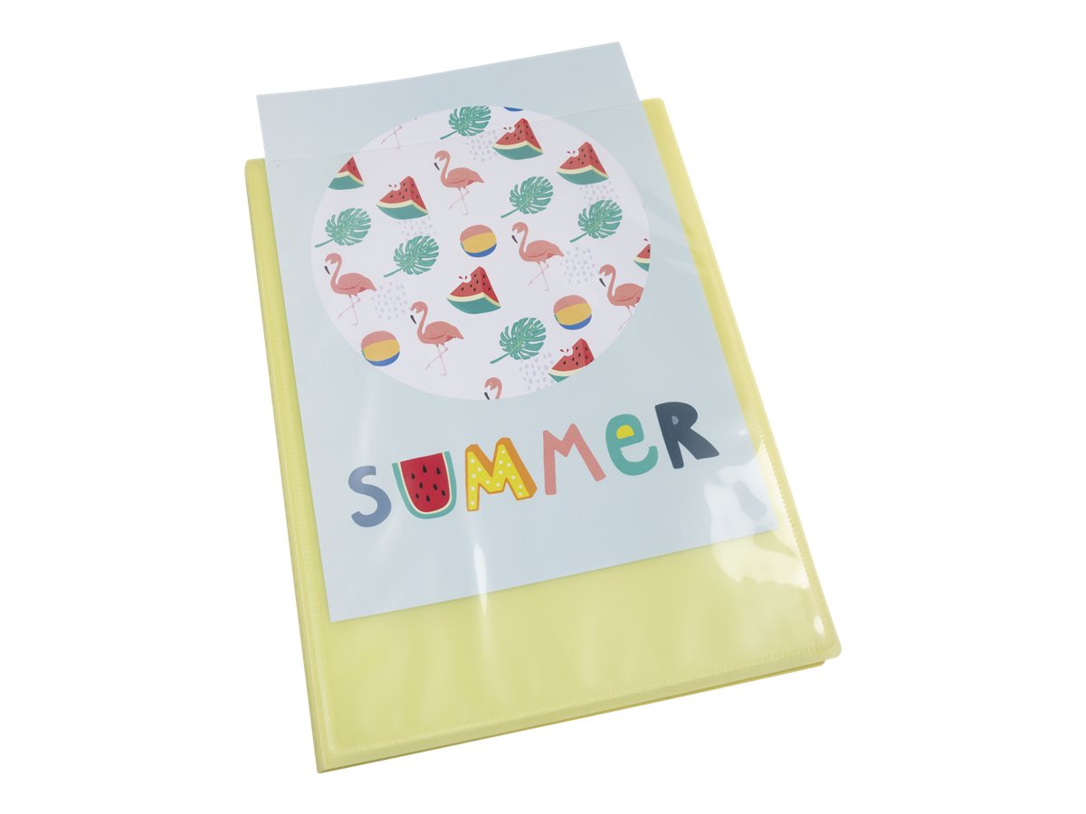 1 Protège-documents personnalisables Kreacover Pastel-50 poches - Assort