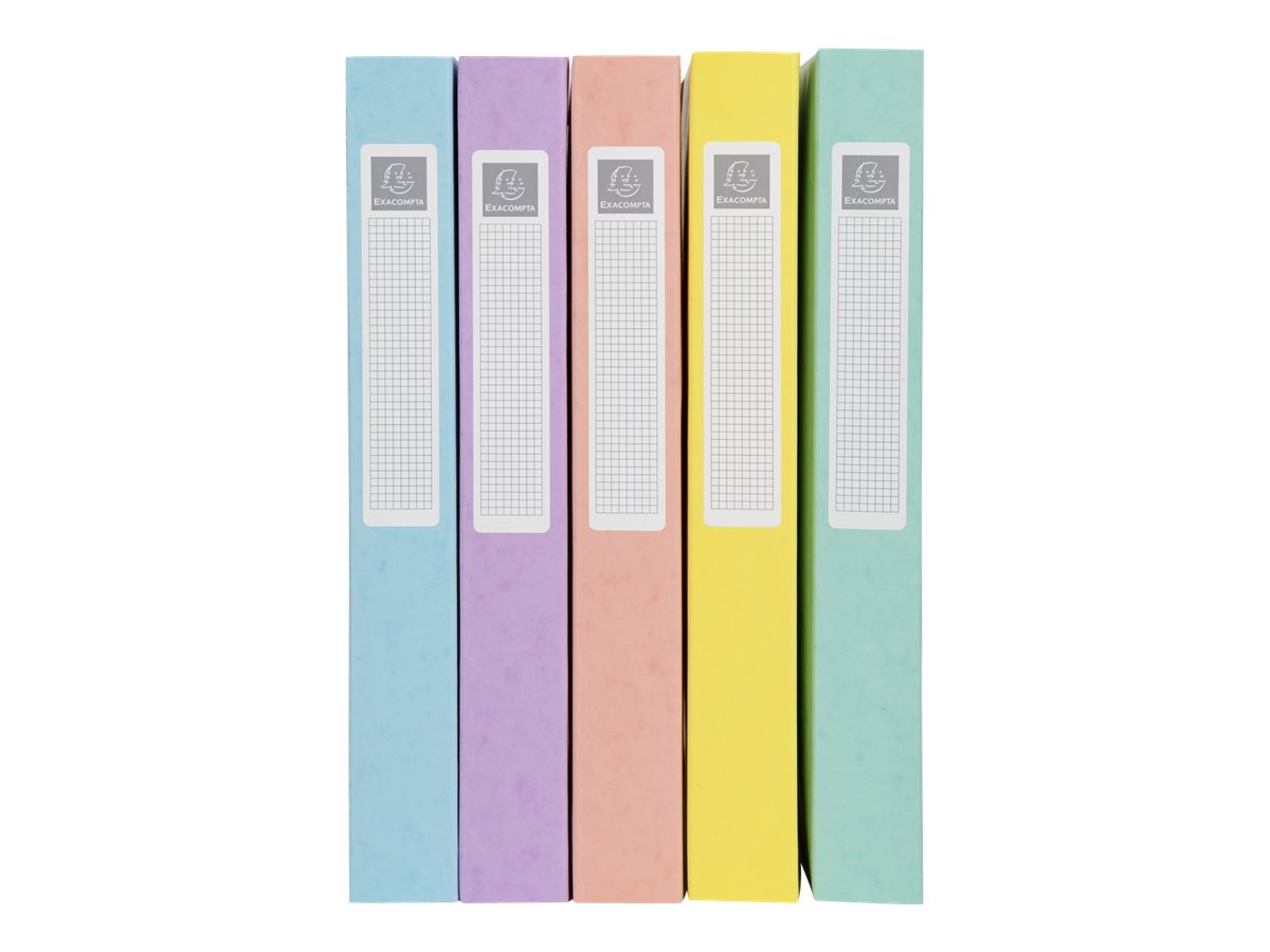 1 Boîte classement A4 - D 40mm 7/10eme Aquarel -Couleurs assortis