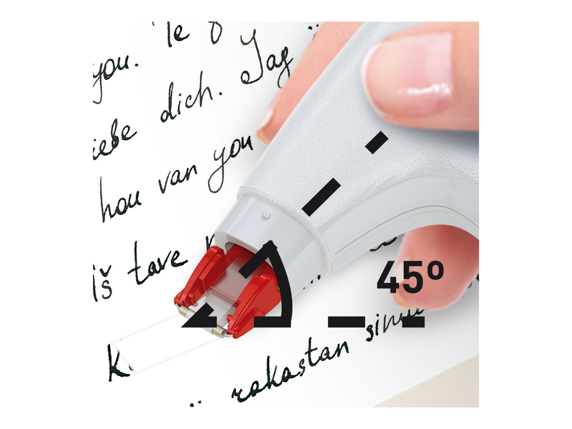 1 Correcteur PRITT ECOFLEX dévidoir de 10 m-largueur de bande 4,2mm