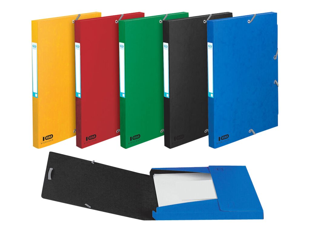 1 Boite de classement Bicolor Recyc + dos 2.5 cm
