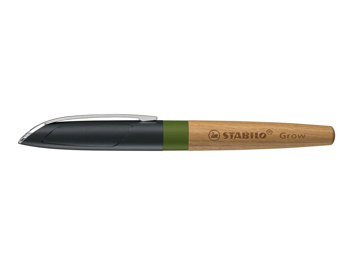 1 Stylo plume en bois Stabilo -  bleu