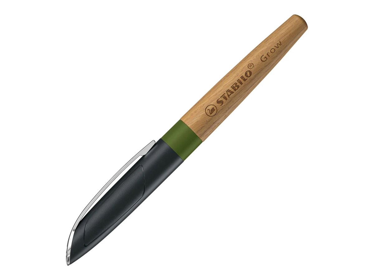 1 Stylo plume en bois Stabilo -  bleu