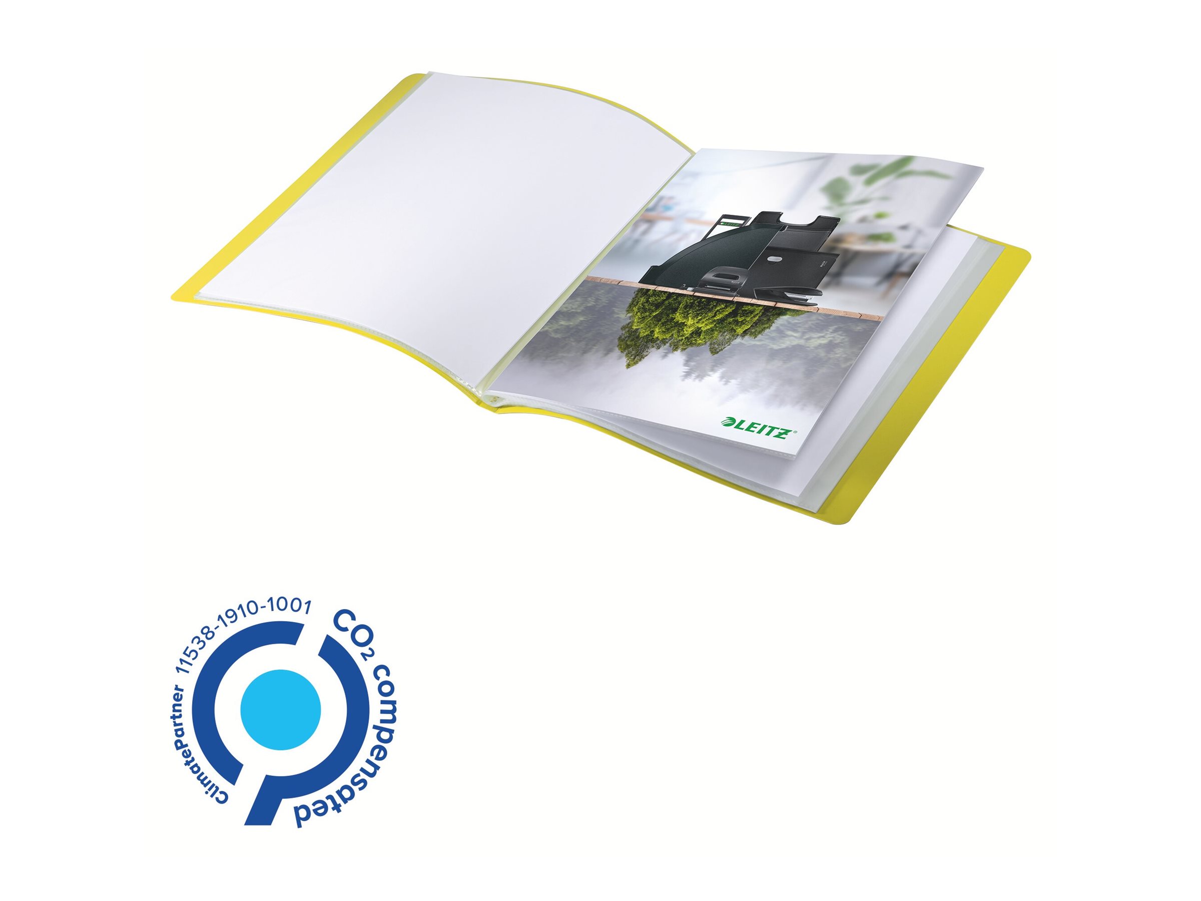 1 Protège-documents A4 PP recyclé 40 pochettes - Jaune