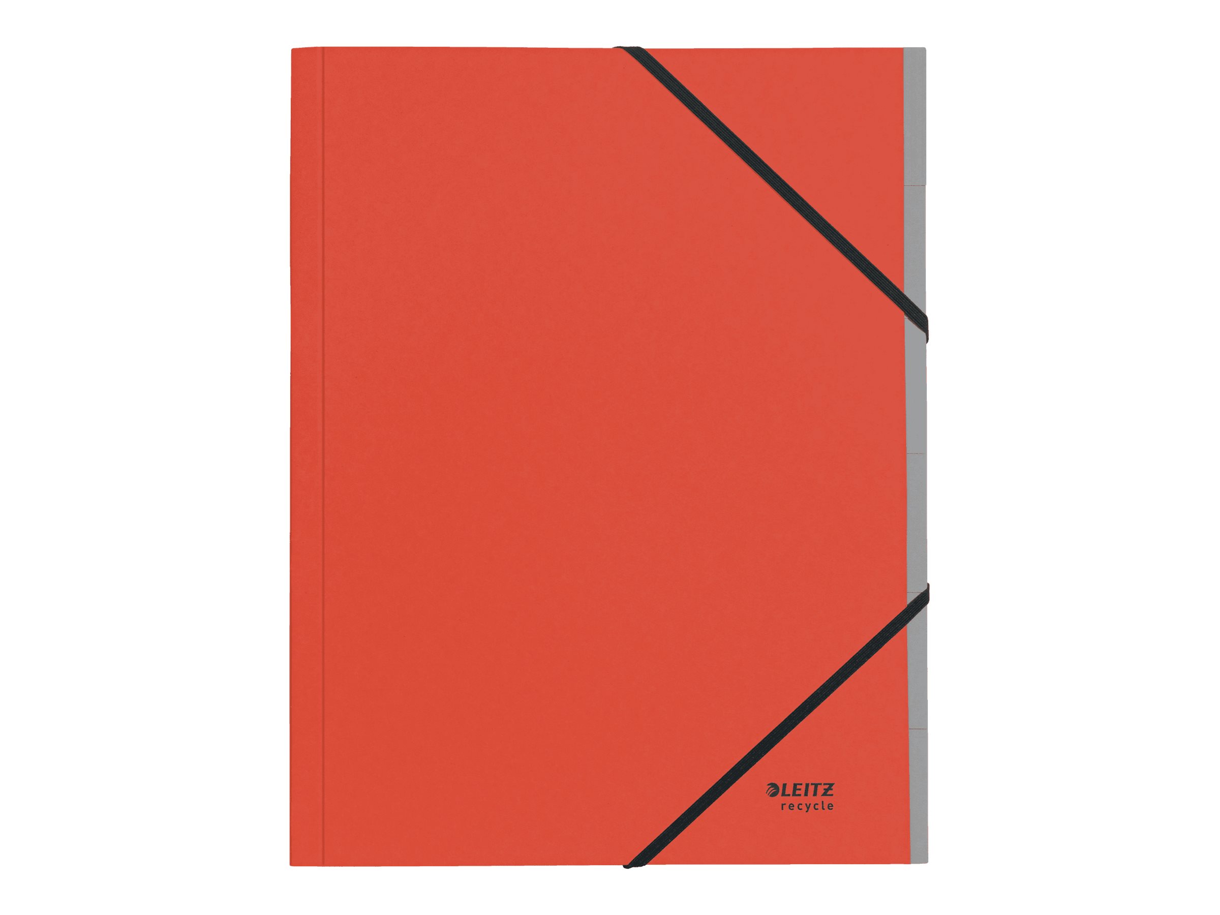 1 Trieur avec élastiques LEITZ 6 touches- 100% recyclé - Rouge
