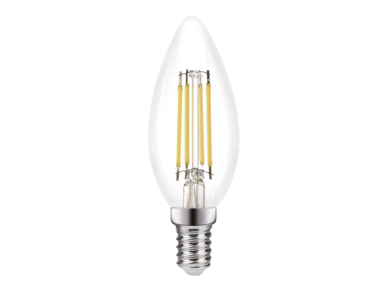 1 Ampoule Omni filament LED flamme  E14 4,2W 470LM 4000K claire