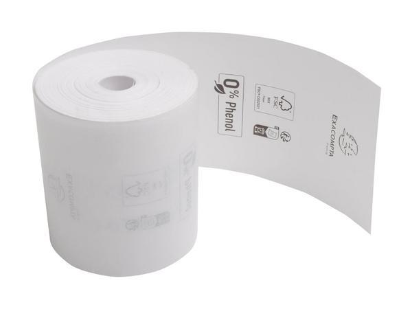 1 Lot de 10 bobines thermiques 80x72mm - 76m - 48g/m2