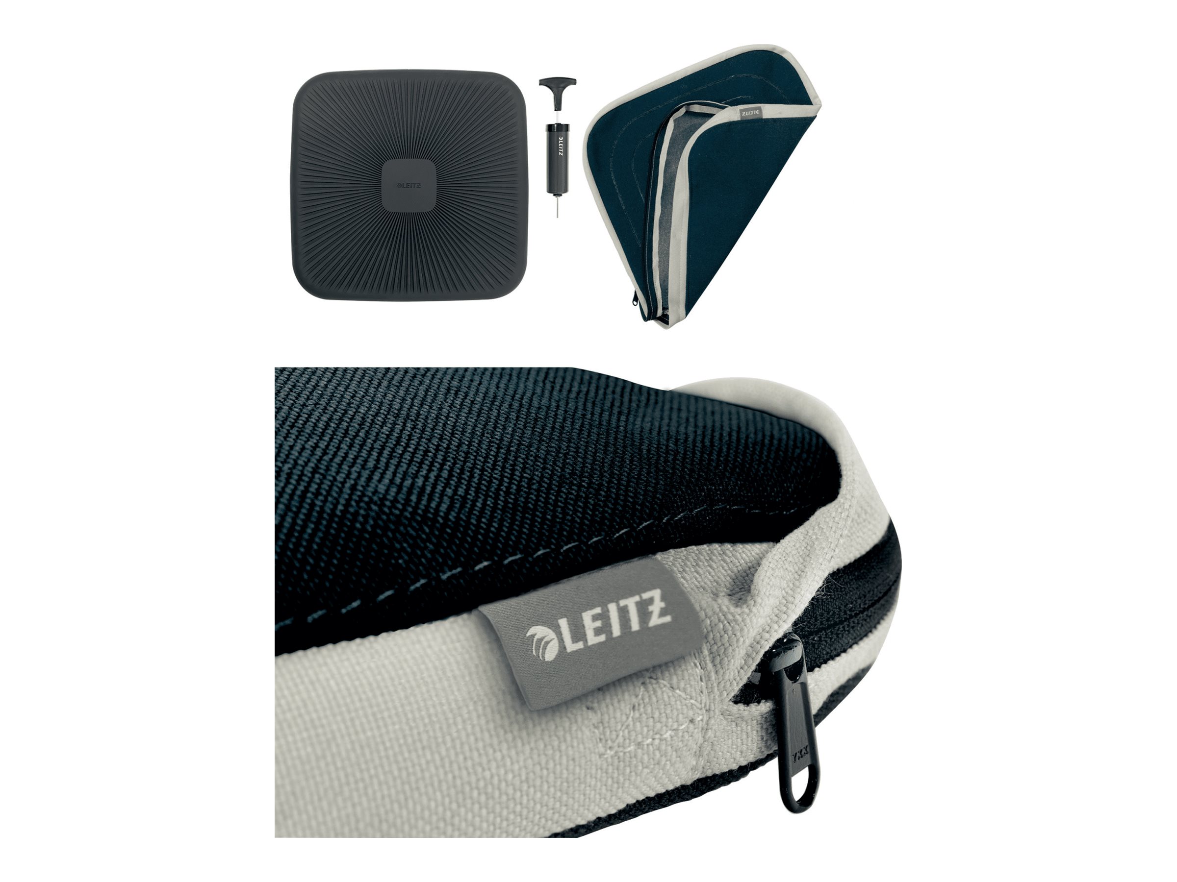 1 Coussin d¿assise ergonomique - Gris foncé