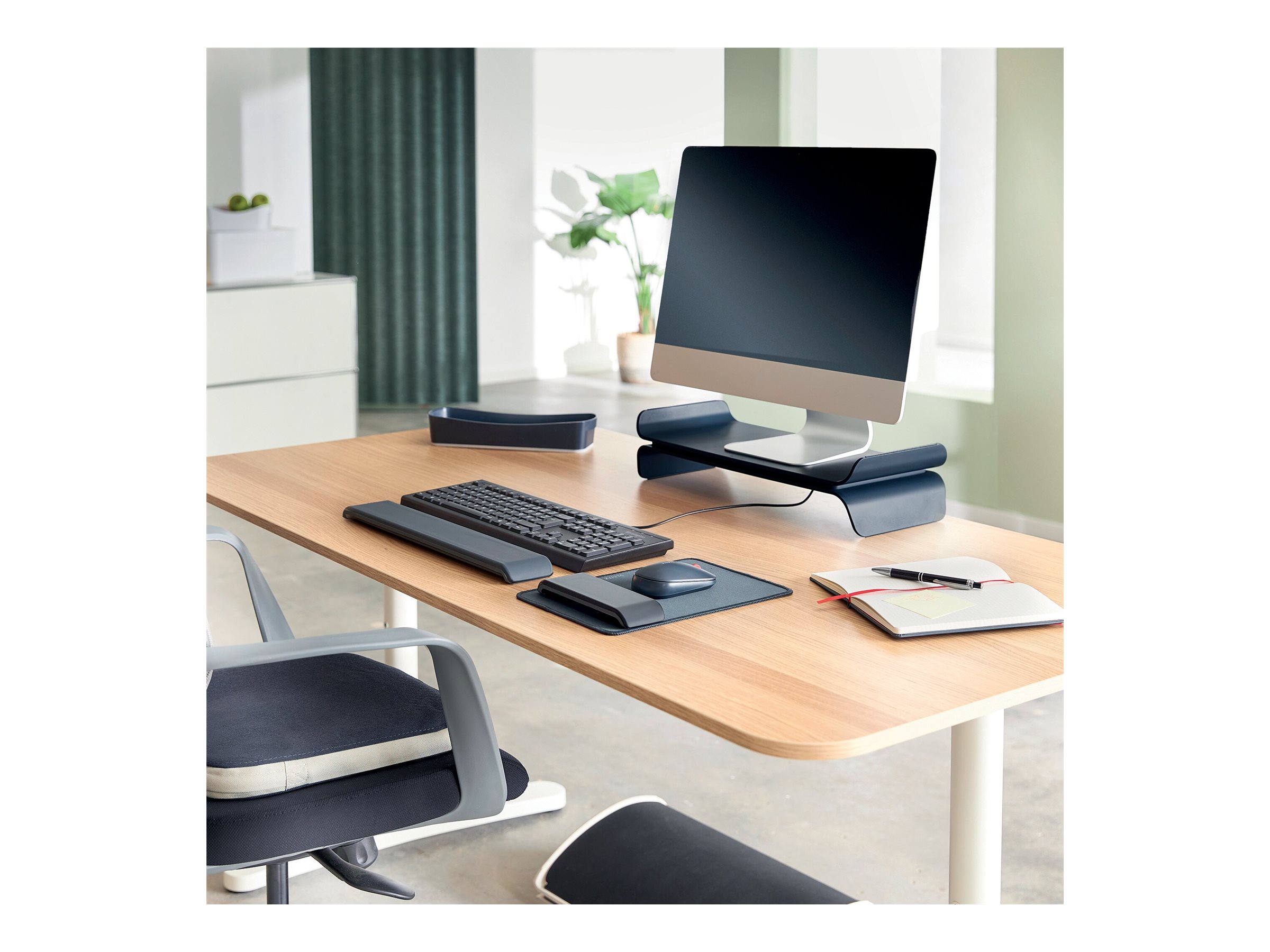 1 Coussin d¿assise ergonomique - Gris foncé