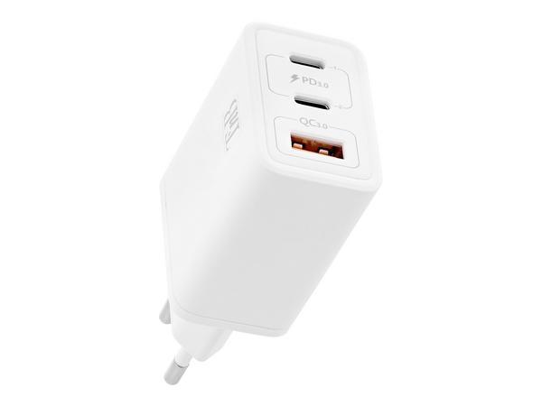 1 Chargeur secteur 3 ports USB 65W