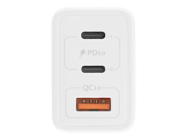 1 Chargeur secteur 3 ports USB 65W