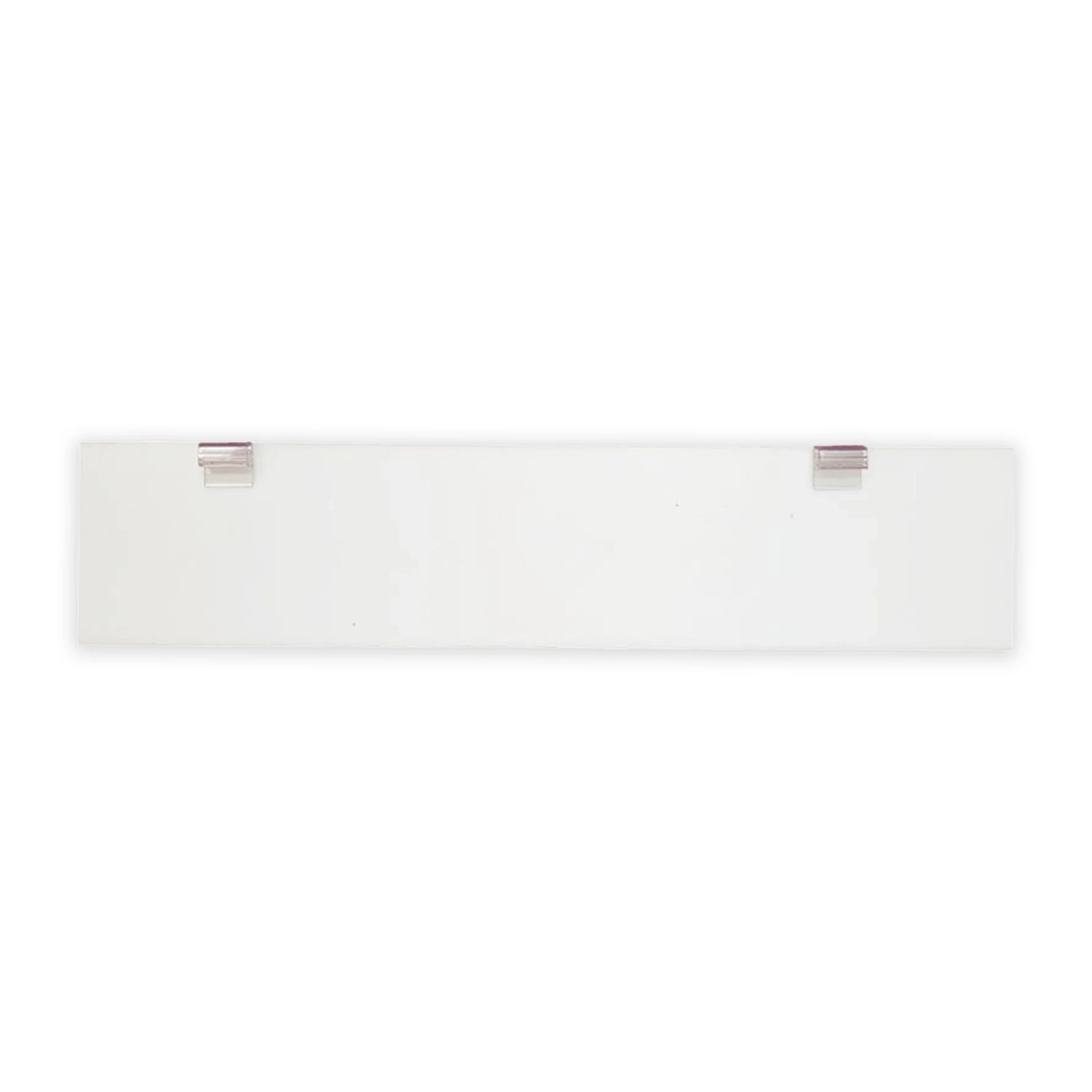 CACHE PLAQUE A PERSONNALISER - PVC + CROCHETS - 52x11cm VENDU EN LOTS
