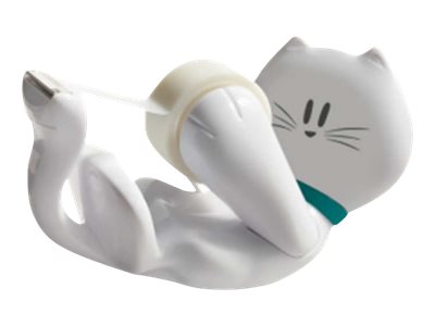 1 Dévidoir chat + 1 rouleau Scotch® Magic 19mmx 8,89m