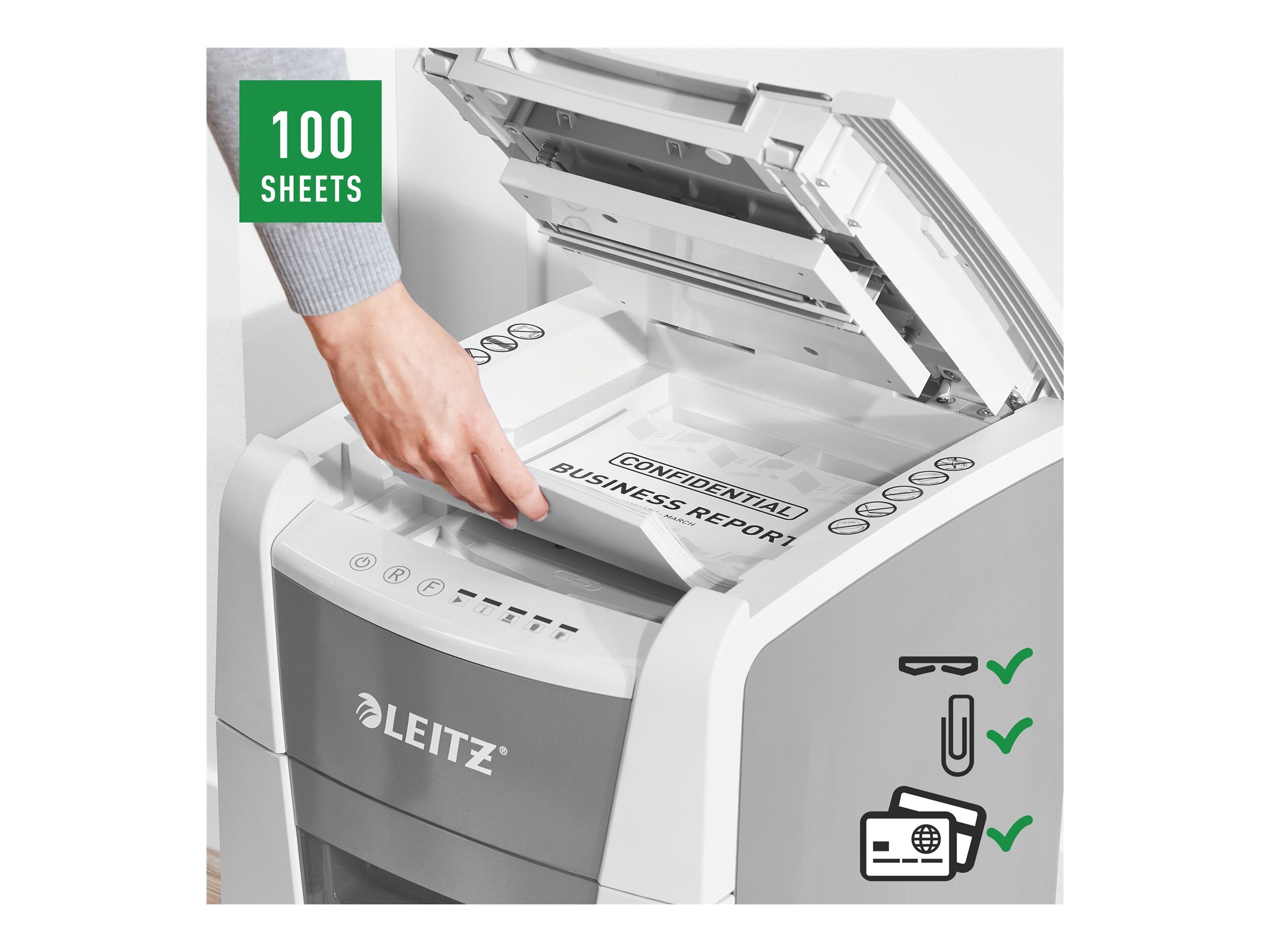 1 Destructeur de documents automatique Leitz
