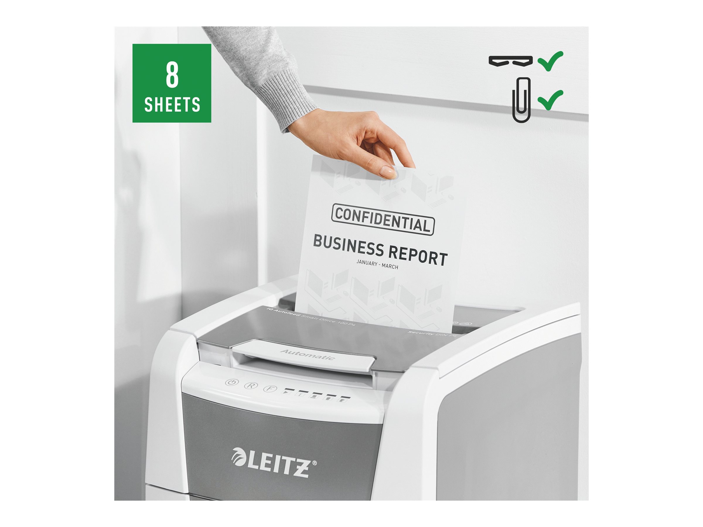 1 Destructeur de documents automatique Leitz