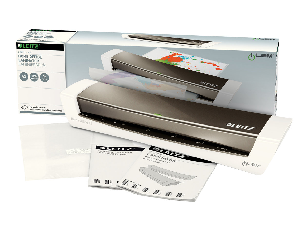 1 Plastifieuse Leitz iLam Home Office A3, Gris