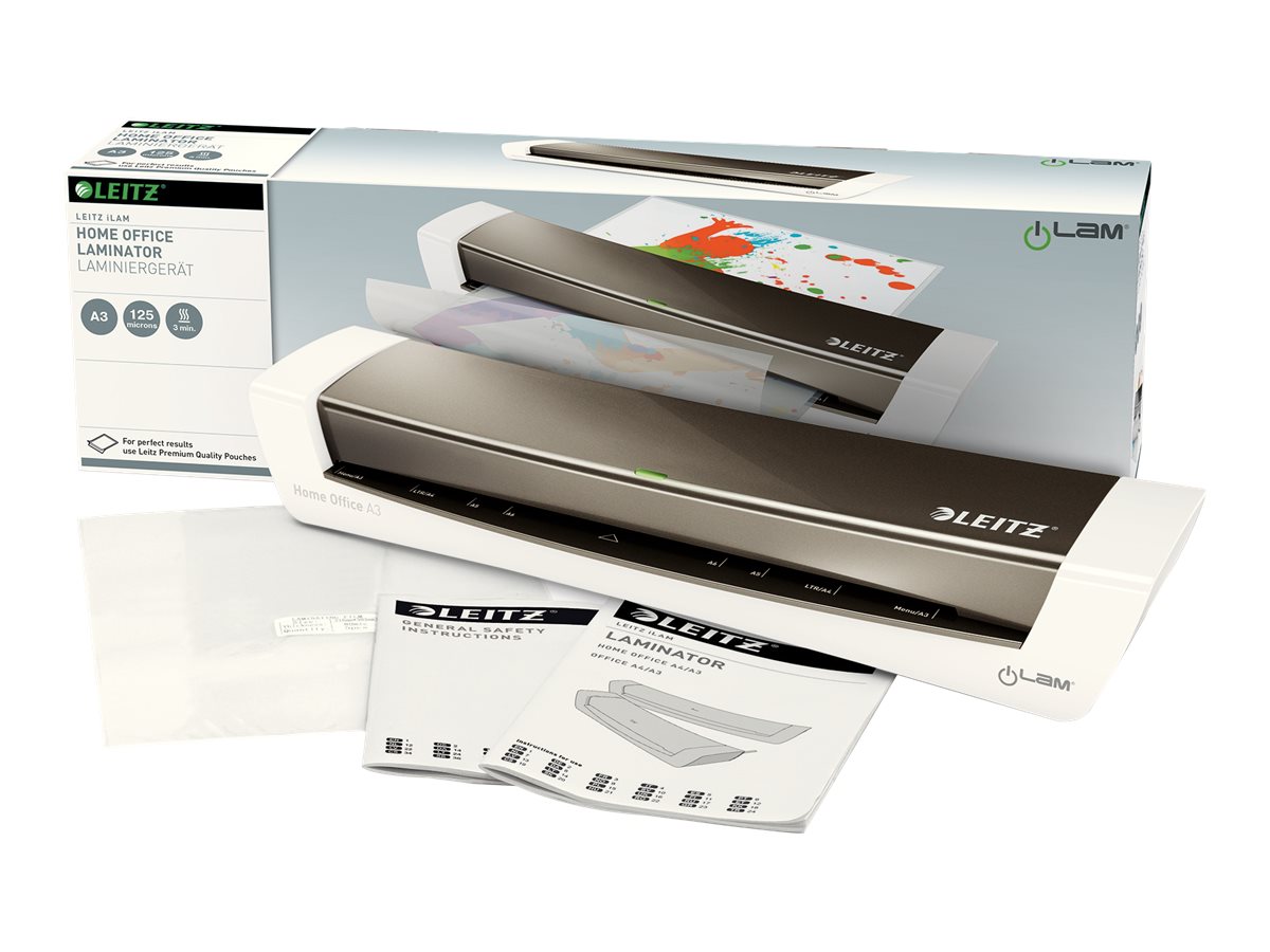 1 Plastifieuse Leitz iLam Home Office A3, Gris