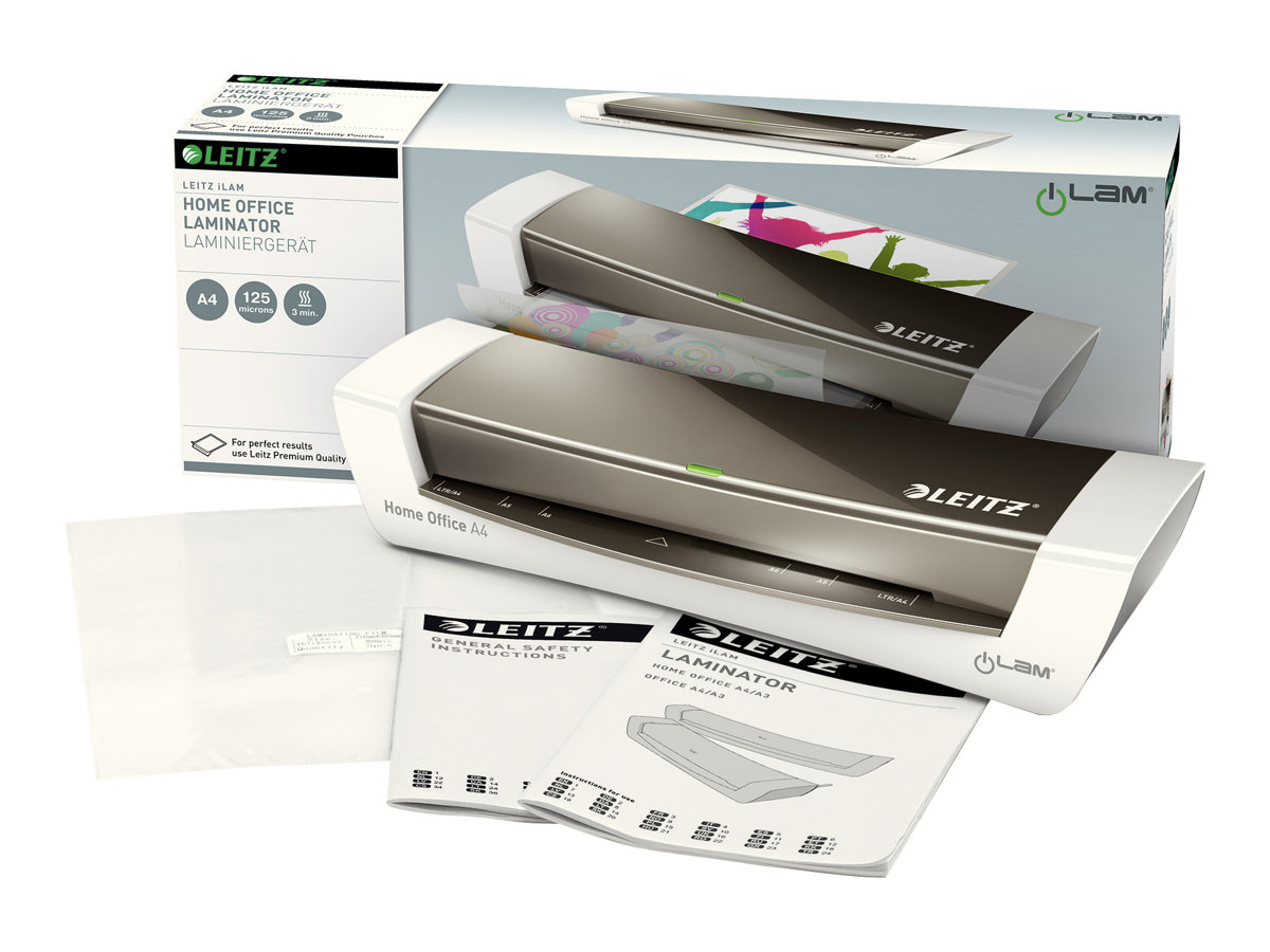 1 Plastifieuse Leitz iLam Home Office A4, Gris