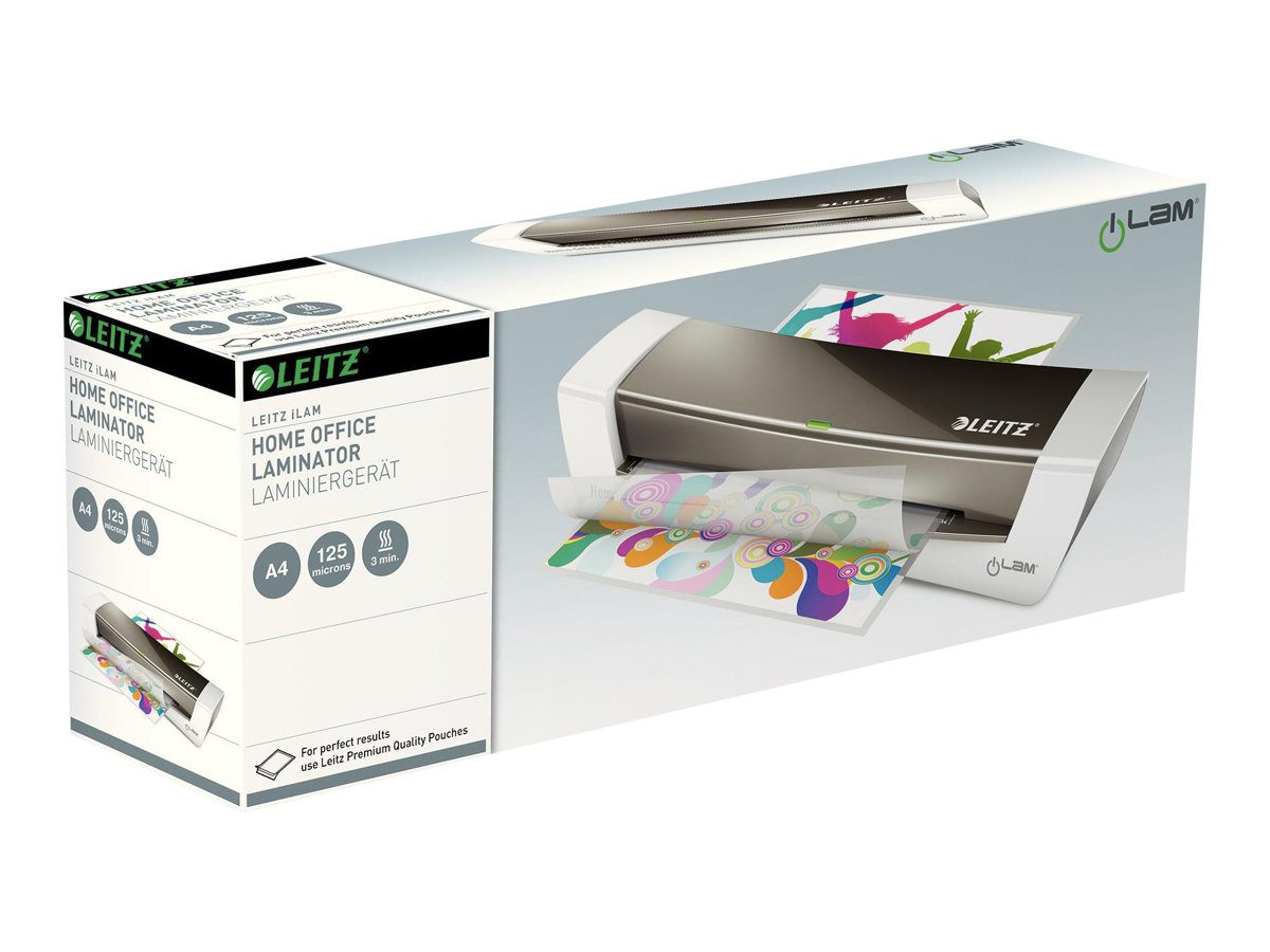 1 Plastifieuse Leitz iLam Home Office A4, Gris