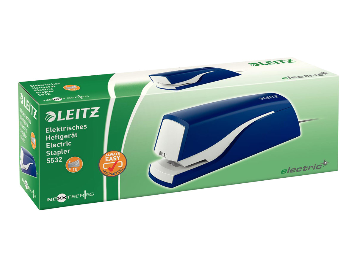 1 Agrafeuse électrique Leitz NeXXt bleue foncé