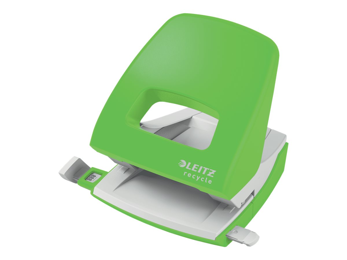 1 Perforateur Leitz Recycle 2 trous, 30 feuilles - vert