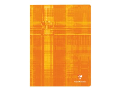 1 Cahier piqué 24x32 cm 96 pages grands carreaux - couleur aléatoire