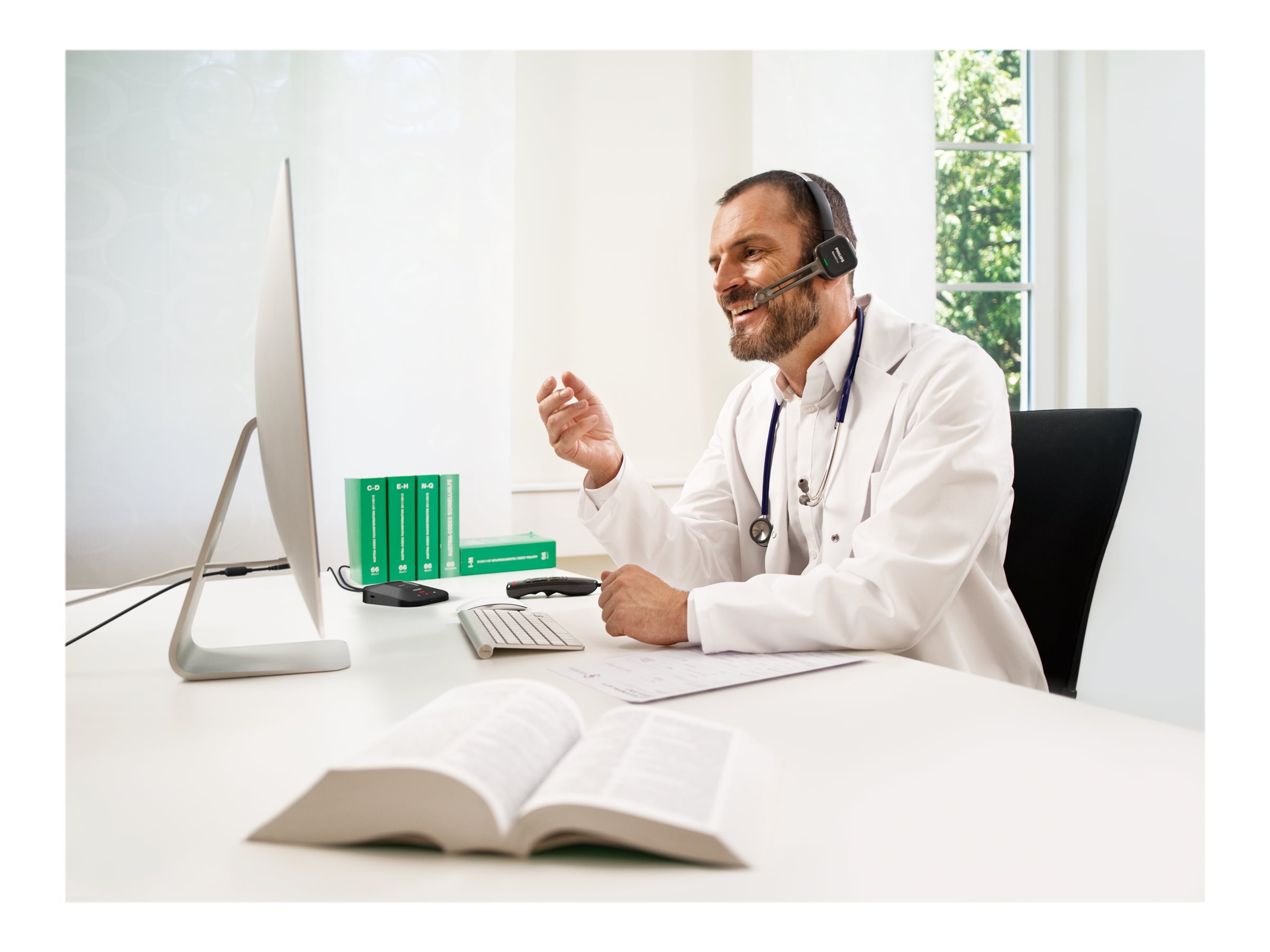 1 Micro-casque de dictée sans fil Philips