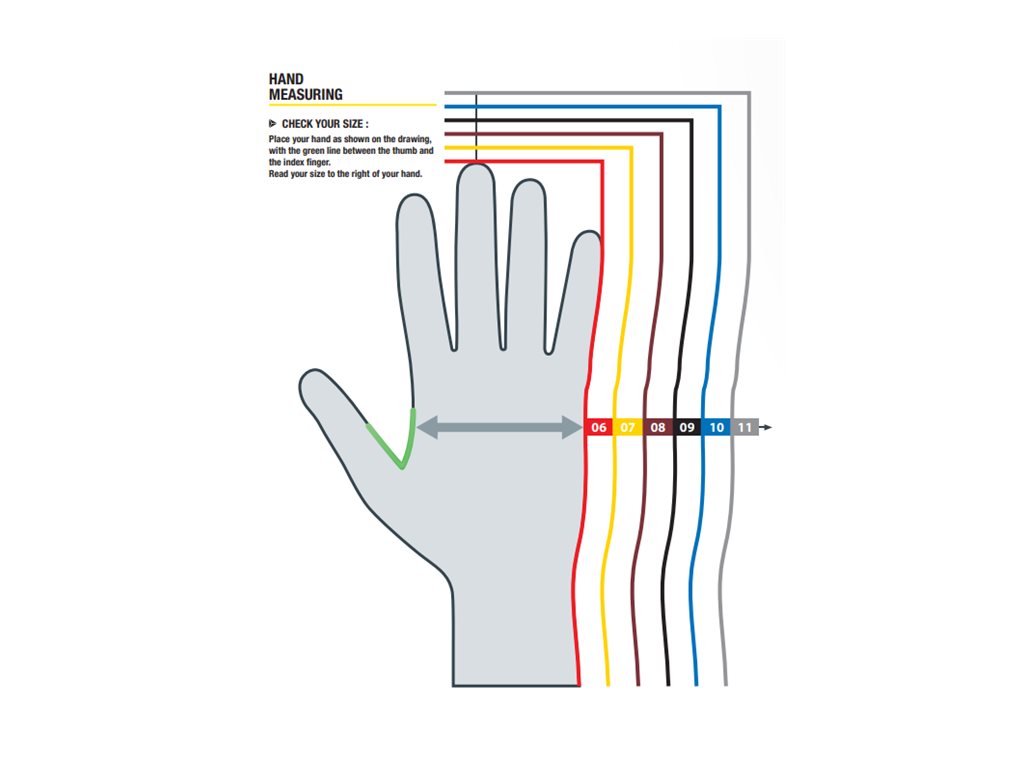 1 Lot de 2 Gants cuir manutention lourde - taille8