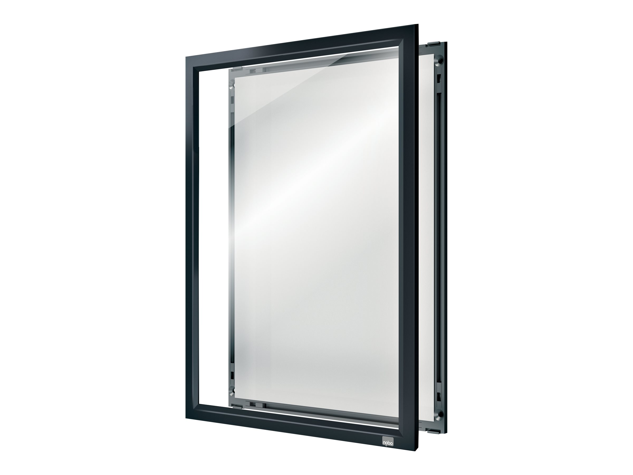 1 Porte-affiche clipsable A4 Nobo impression - noir