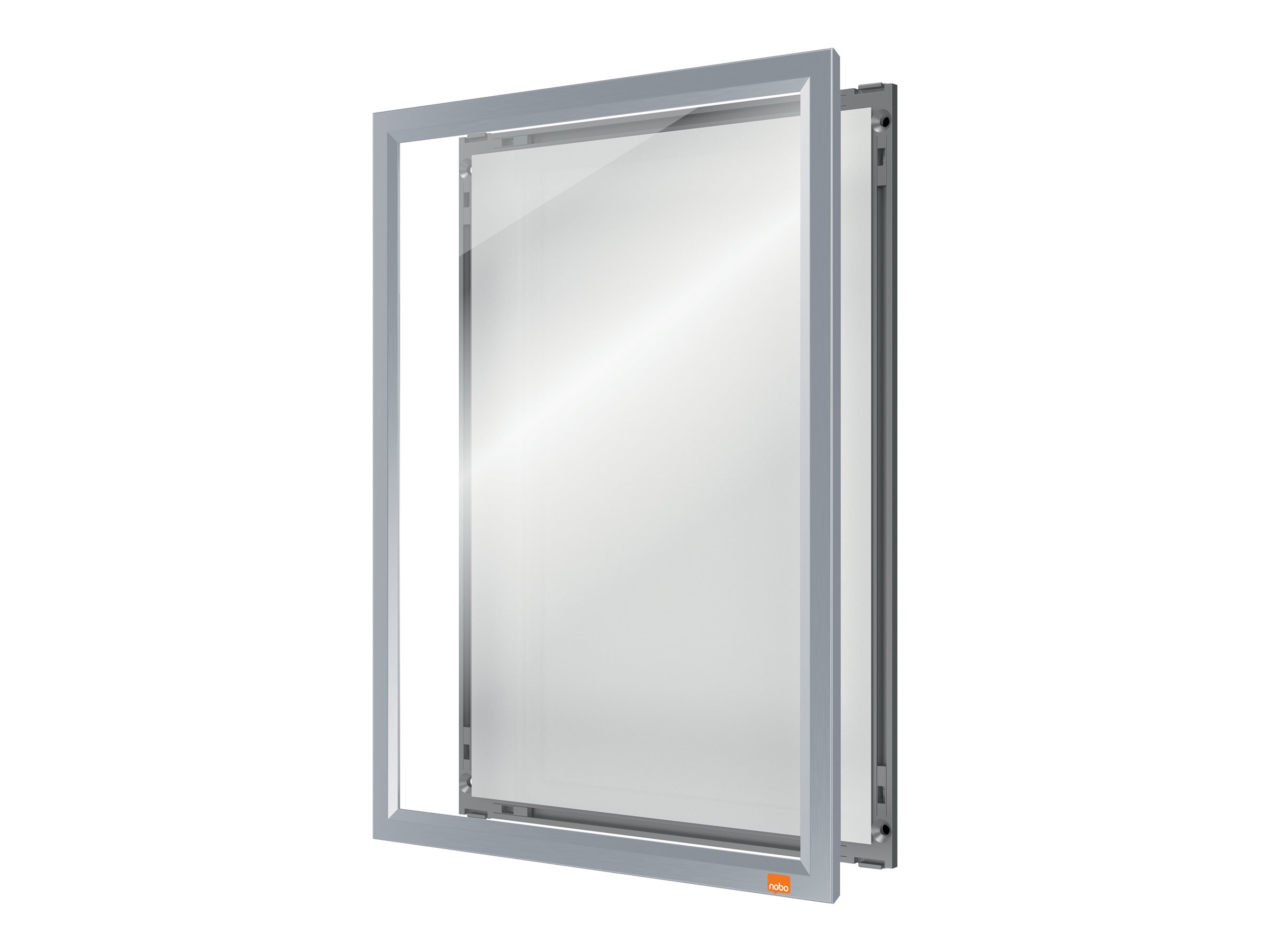 1 Porte-affiche clipsable A4 Nobo impression - argent