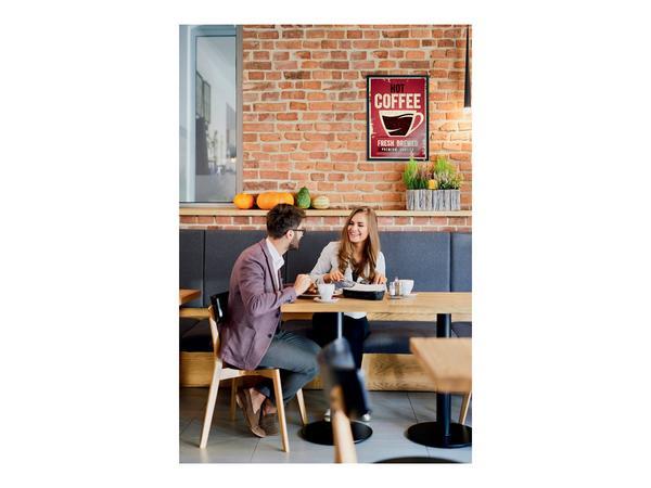 1 Porte-affiche clipsable A3 Nobo impression - noir