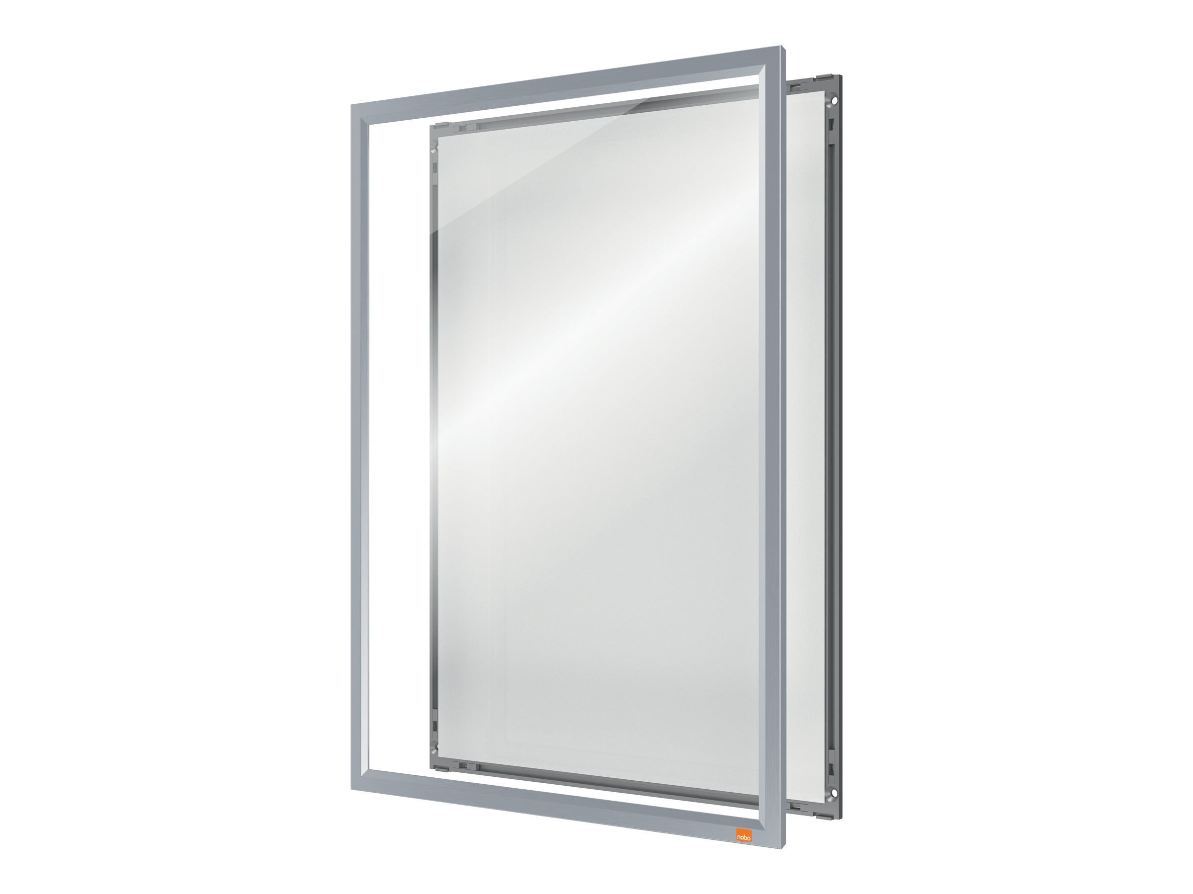 1 Porte-affiche clipsable A3 Nobo impression - argent