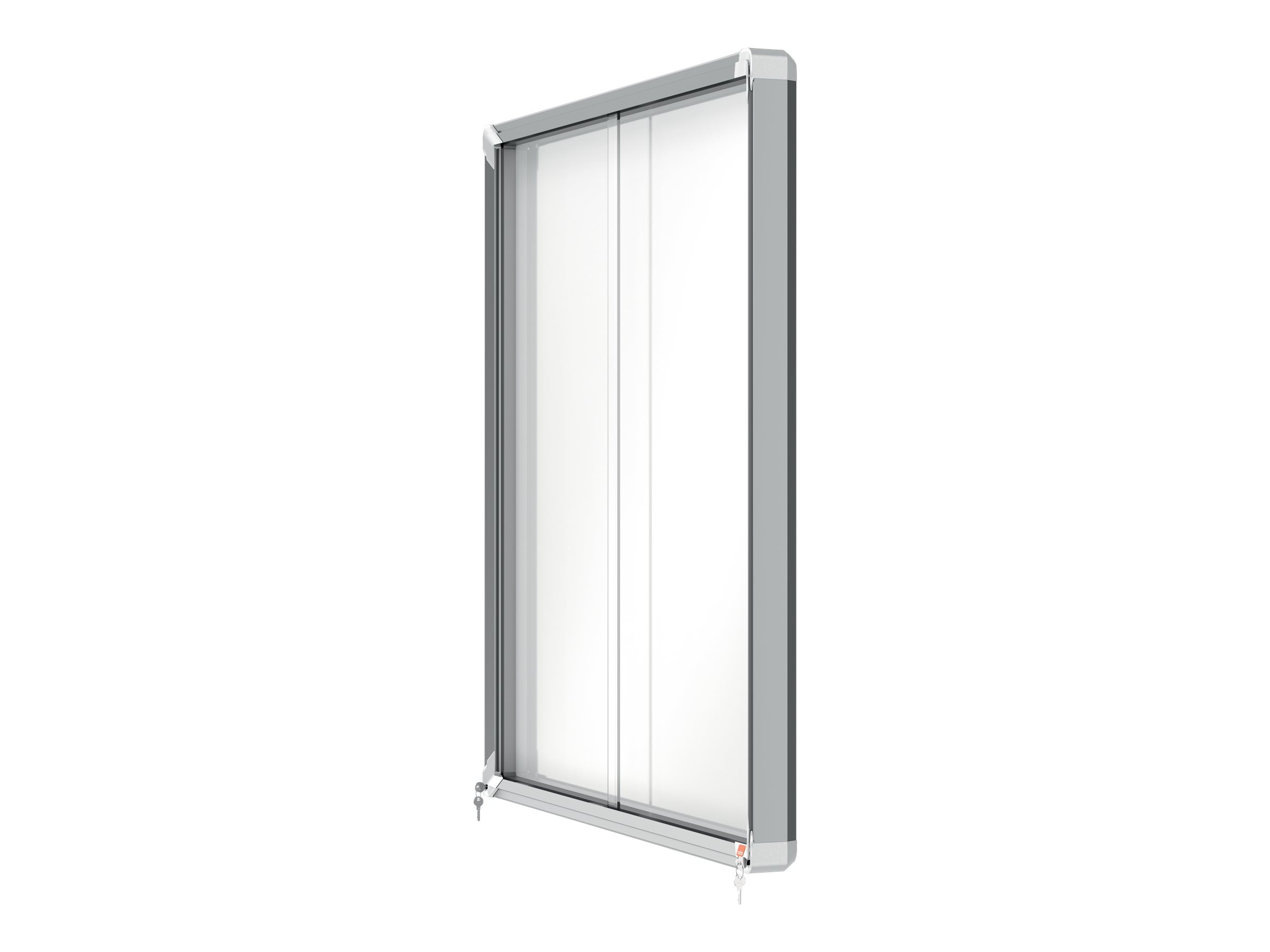 1 Vitrine d'intérieur 12xA4 PREMIUM PLUSNobo magnétique - Blanc