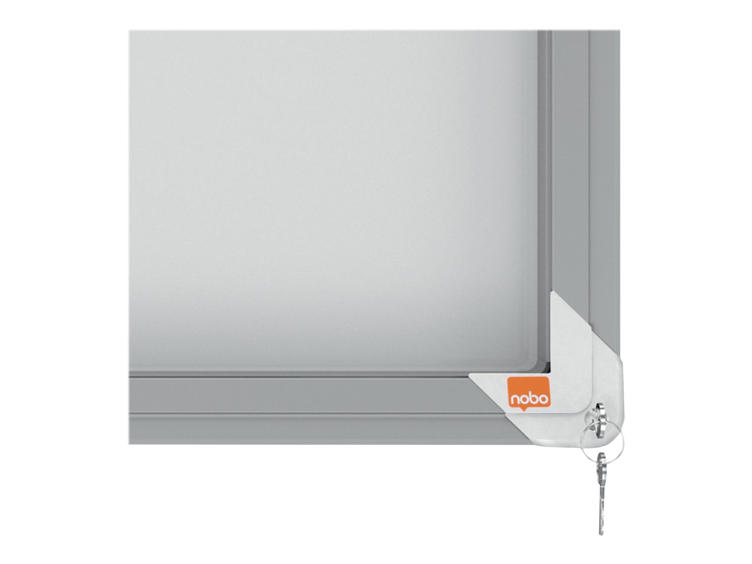 1 Vitrine d'intérieur 12xA4 PREMIUM PLUSNobo magnétique - Blanc