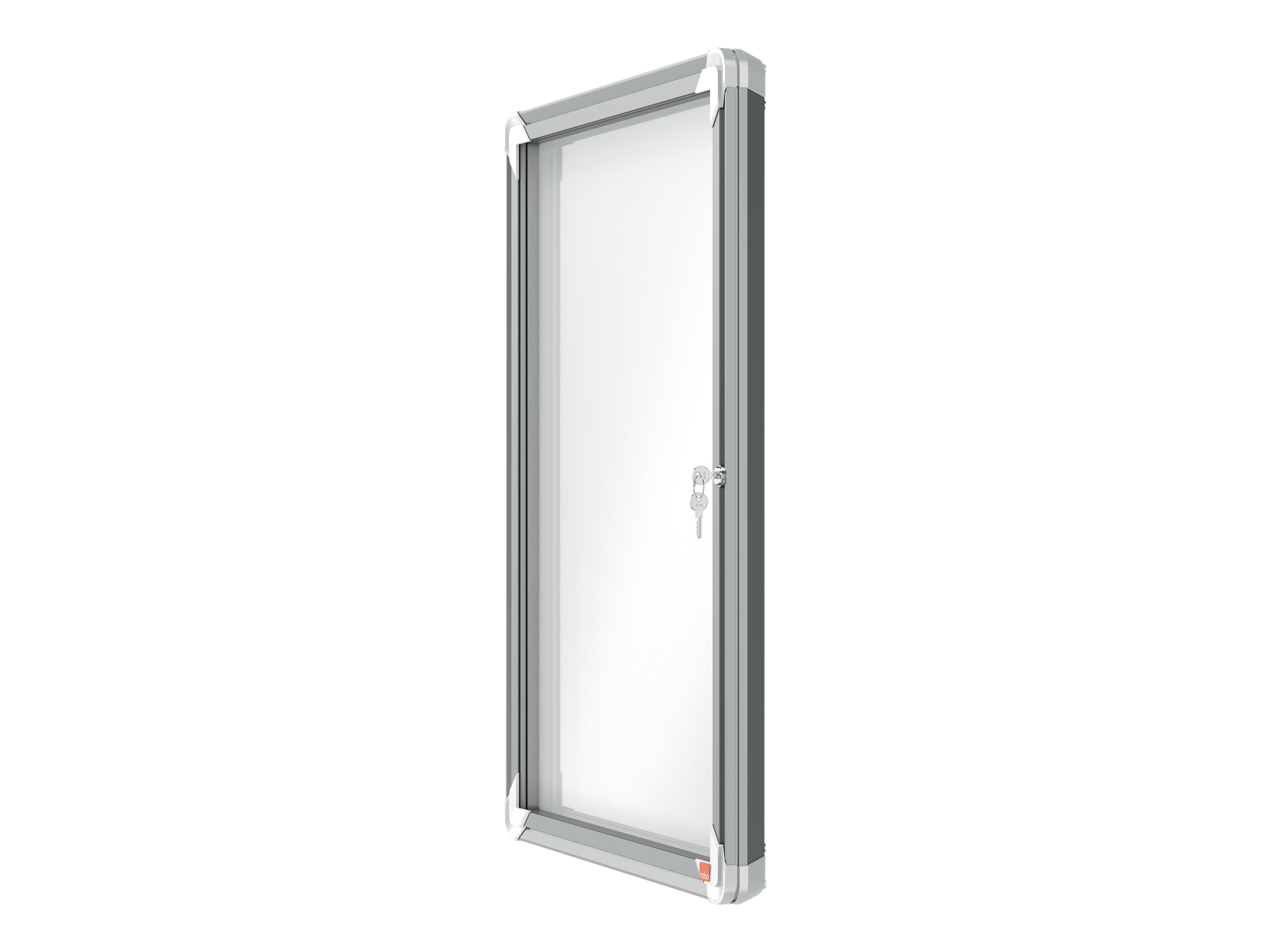 1 Vitrine d'extérieur 4xA4 PREMIUM PLUS Nobo magnétique -  Blanc