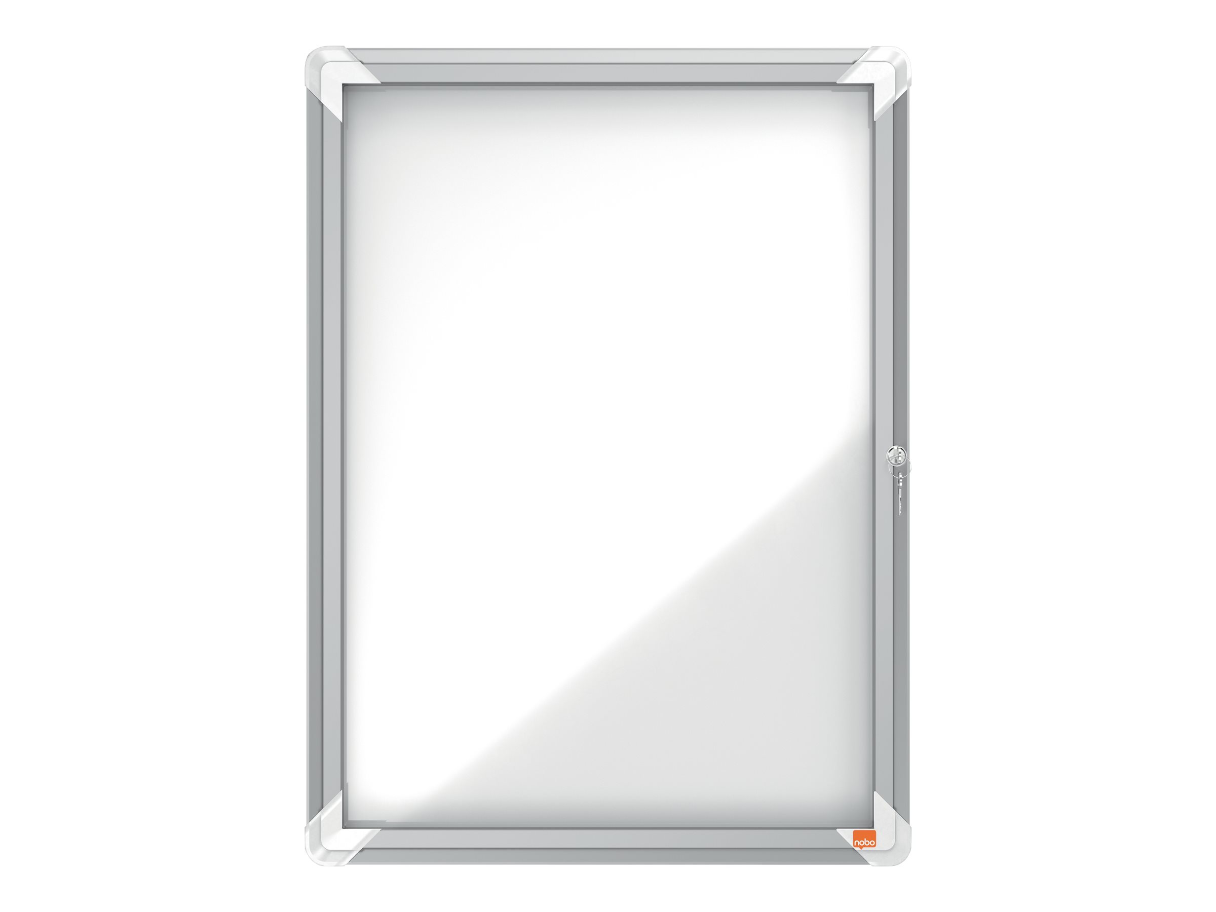 1 Vitrine d'extérieur 4xA4 PREMIUM PLUS Nobo magnétique -  Blanc
